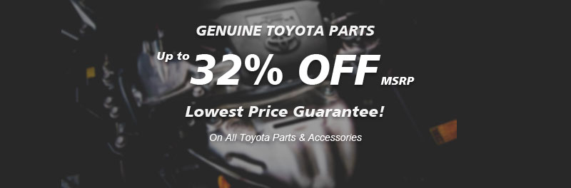 Genuine Toyota Pickup parts, Guaranteed low prices