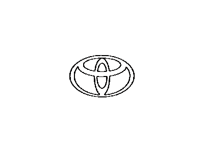 Toyota 75432-06030 Symbol Emblem