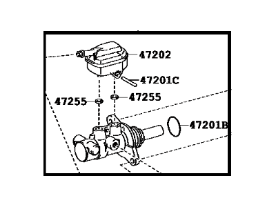 Toyota Master Cylinder Repair Kit - 47201-0E060