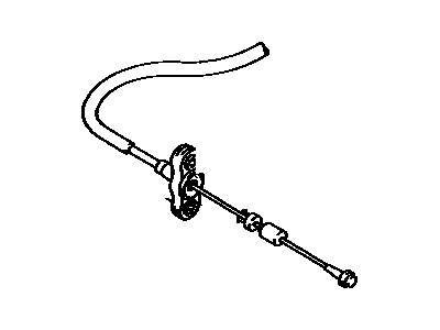 Toyota 78180-35052 Cable Assy, Accelerator Control