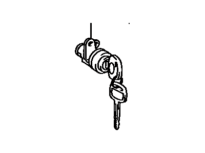 Toyota Paseo Door Lock Cylinder - 69052-16280