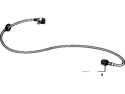 Toyota Tercel Speedometer Cable - 83710-16300