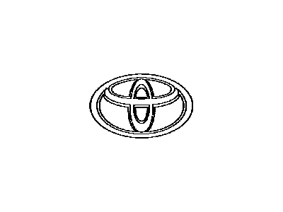 Toyota 53141-42020 Radiator Grille Emblem(Or Front Panel)
