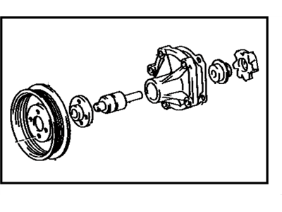 Toyota Paseo Water Pump - 16110-19106