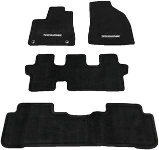 Toyota Carpet Floor Mats - Captains Chairs - Special Edition - Black With Red Logo PT926-48190-21