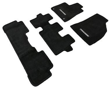 Toyota Carpet Floor Mats - Captains Chairs - Special Edition - Black With Red Logo PT926-48190-21
