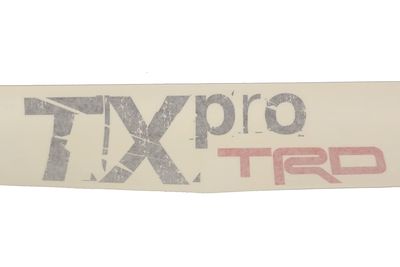 Toyota Body Graphics, TX-Pro Black Lettering, Red TRD PT929-35102