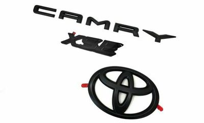 Toyota Blackout Emblem Overlays - XSE - Black. Exterior Emblem. PT948-03190-02