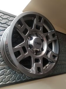 Toyota 17" TRD Cast Aluminum Wheel - Gloss Gunmetal Gray PTR20-35110-G4
