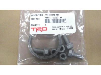 Toyota TRD Exhaust Hardware Kit - Service PTR03-18131-AA