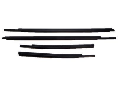Toyota 68164-0C010 Weatherstrip, Rear Door Glass, Outer LH