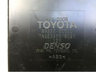 Toyota 89222-0C011 Computer, Multiplex Network Door