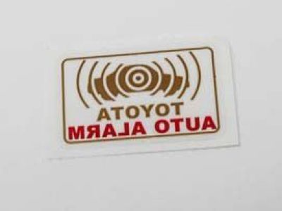 Toyota 74515-06010 Label, Theft Warning Information