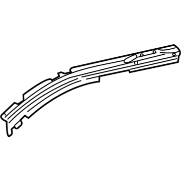 Toyota 61245-02050 Reinforcement, Roof Side Rail, Outer RH