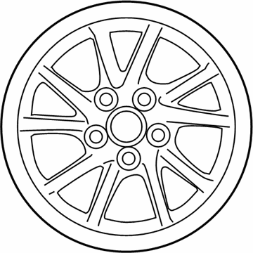 Toyota 42611-47240 Wheel, Disc