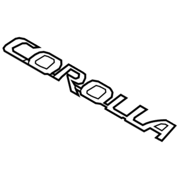 Toyota Corolla Emblem - 75442-02380