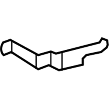 Toyota 62533-0C010 Bracket, Quarter Trim, RH