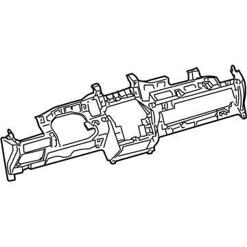 Toyota 55303-21020-B0 Panel Sub-Assy, Instrument, Lower
