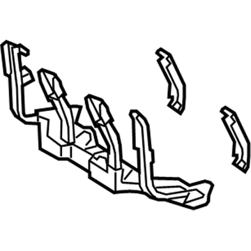 Toyota 79040-08030-B0 Leg Assembly, Rear NO.2 Seat