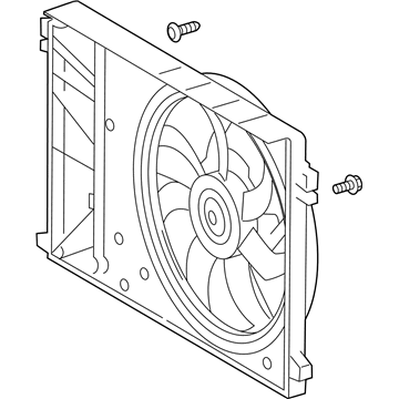 2022 Toyota RAV4 Cooling Fan Assembly - 16360-31500