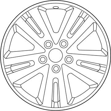 Toyota 42611-48320 Wheel, Disc