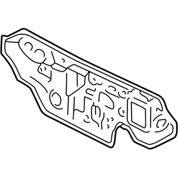 Toyota 55223-33070 Insulator, Dash Panel, Outer