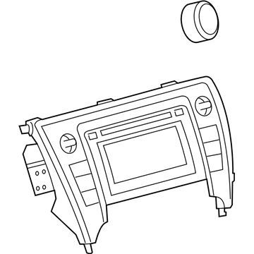 Toyota 86804-06180 Cover Sub-Assembly, NAVI