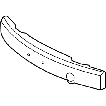Toyota 52611-21030 Absorber, Front Bumper Energy