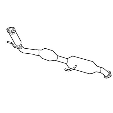Toyota Camry Exhaust Pipe - 17410-F0021