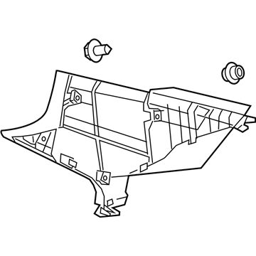 Toyota 62480-02310-A0 GARNISH Assembly, Roof S