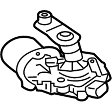 Toyota 85110-12B70 Motor Assembly, Front WIPER