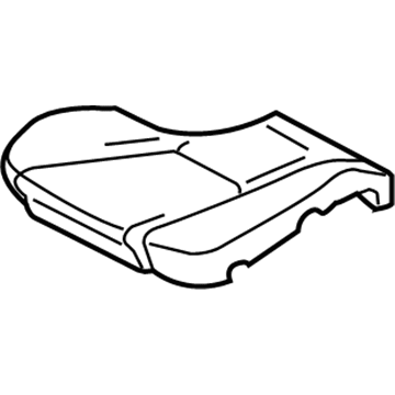 Toyota 71512-AA010 Pad, Front Seat Cushion, LH