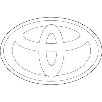 Toyota 75403-WAA02 Emblem Sub-Assy, Lug