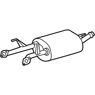 Toyota 17420-0F060 Center Exhaust Pipe Assembly