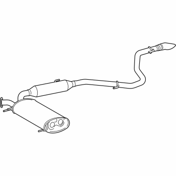 Toyota 17430-F0321 Pipe Assembly, Exhaust T