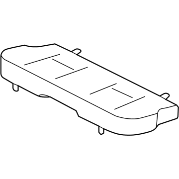 Toyota 71601-52C90-B0 Pad Sub-Assy, Rear Seat Cushion W/Cover