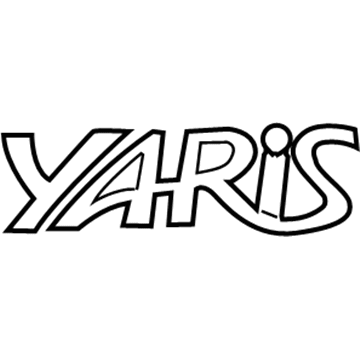2017 Toyota Yaris Emblem - 75442-0D510