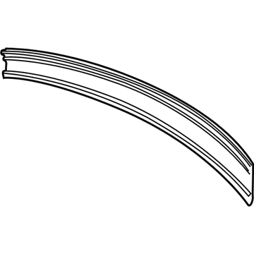 Toyota 63252-AA010 Weatherstrip, Removable Roof, Rear