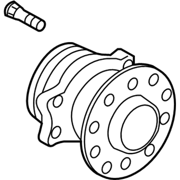 Toyota SU003-07348 Rear Axle Bearing And Hub Assembly, Right
