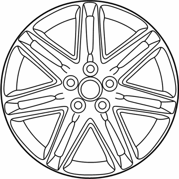 Toyota 42611-21240 Wheel, Disc