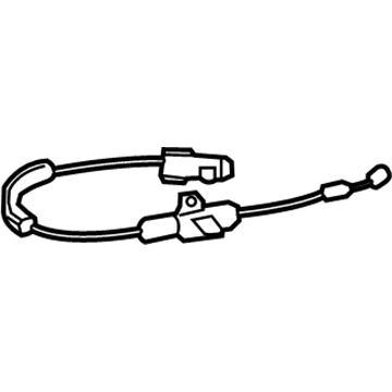 Toyota 72704-48120 Cable Sub-Assembly, Rear Seat