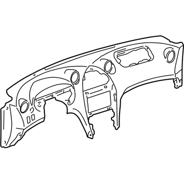 Toyota 55301-20201-B1 Panel Sub-Assy, Instrument