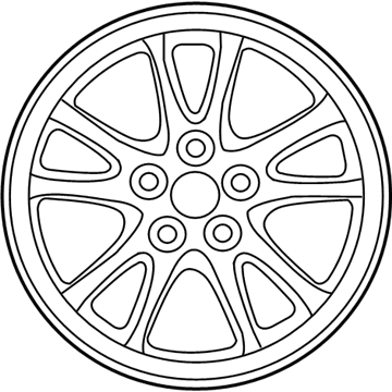 2021 Toyota Prius Spare Wheel - 42611-47441