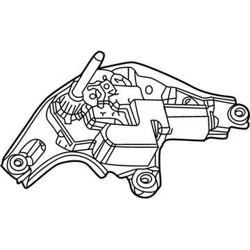 Toyota 85130-12A40 Motor Assembly, Rr WIPER