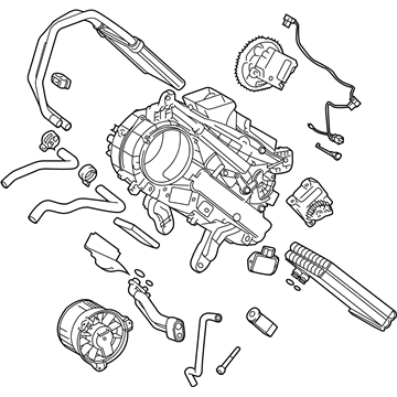 Toyota 87030-08131 Blower Assembly, Air Con