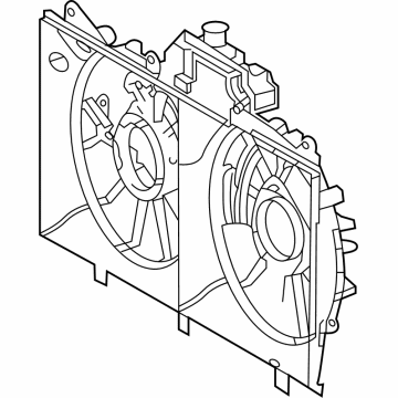 Toyota Mirai Cooling Fan Assembly - 16711-77071