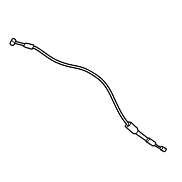 Toyota 69750-04030 Cable Assembly, Front Door
