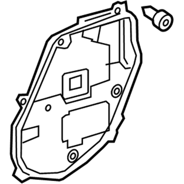 Toyota 67831-47120 Cover, Front Door Service Hole