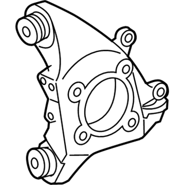Toyota 42304-0C020 Carrier Sub-Assembly, Rear
