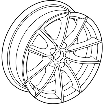Toyota 42611-WAA04 Wheel, Disc